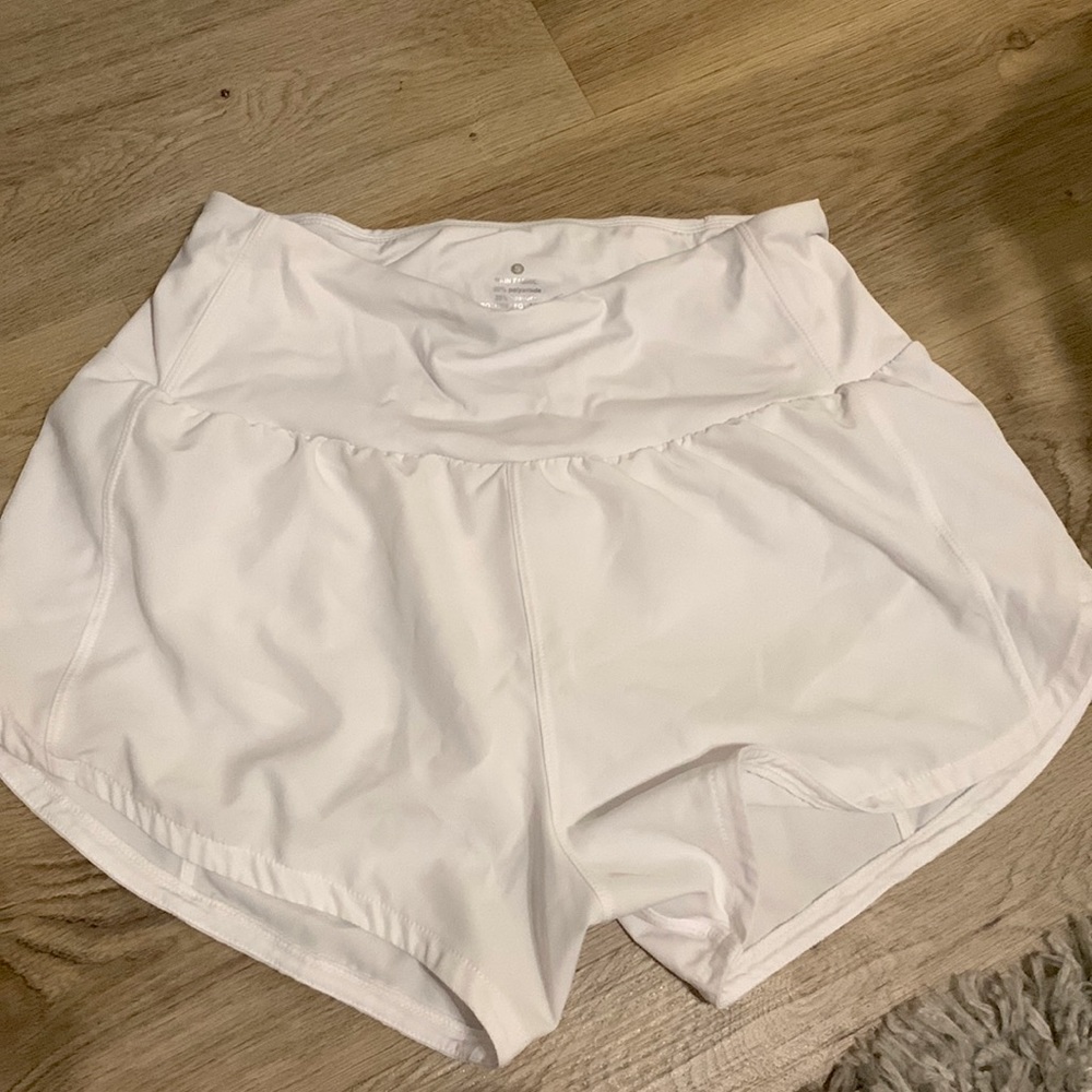 white shorts